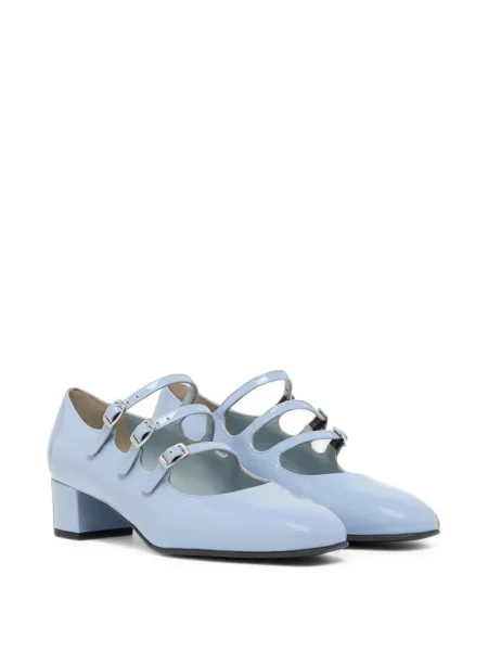 Pantofi cu toc Carel Paris cu bretele albastru