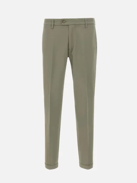 Pantaloni chino Re-hash verde