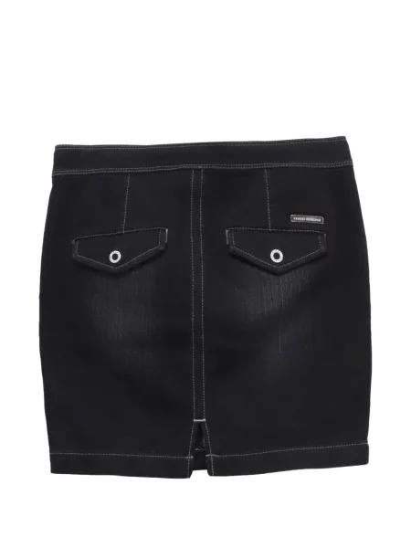 Fusta mini Armani Exchange negru
