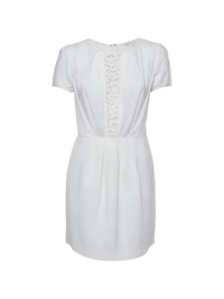 Scurt rochie mini Maje din dantelă alb