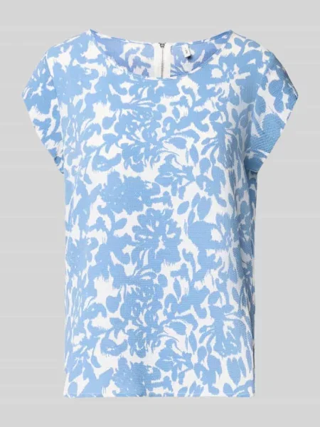 Bluzka o kroju relaxed fit z tkaniny crêpe model VIC' Only