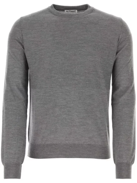 Pulover Jil Sander de lână gri