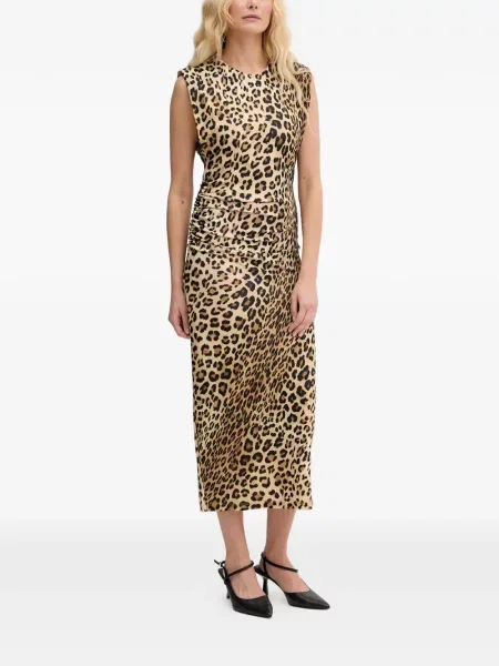 Rochie midi Lola_casademunt cu imagine cu model leopard
