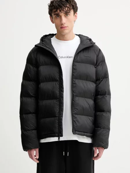 Jakna Calvin Klein za zimu crna