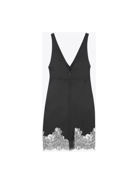 Krótka sukienka Saint Laurent czarna