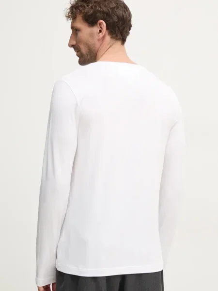 Stretch hosszú ujjú póló Tommy Hilfiger fehér