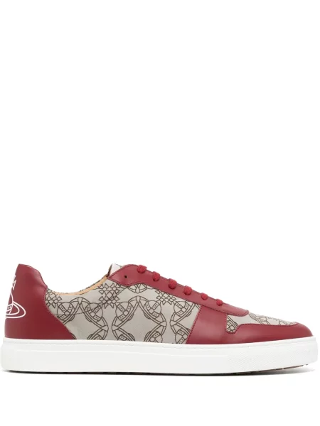 Sneakerși Vivienne Westwood cu imagine roșu
