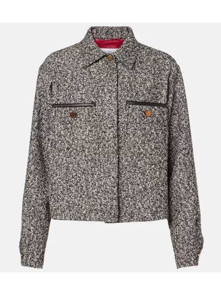 Geacă Max Mara de lână negru