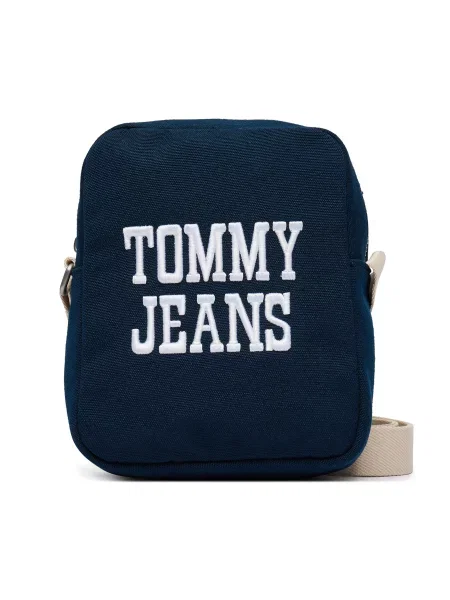 Tommy Jeans Torbica za okrog pasu Tjm Bold Varsity Reporter Mornarsko modra