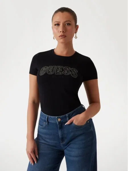 Тениска Guess черно