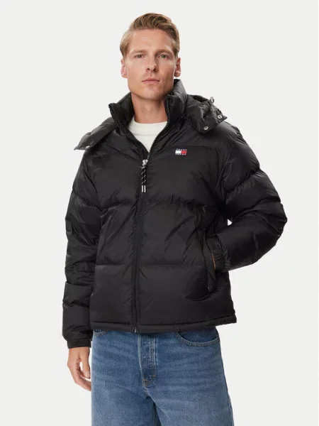 Tommy Jeans Χειμερινό μπουφάν Alaska' μαύρο