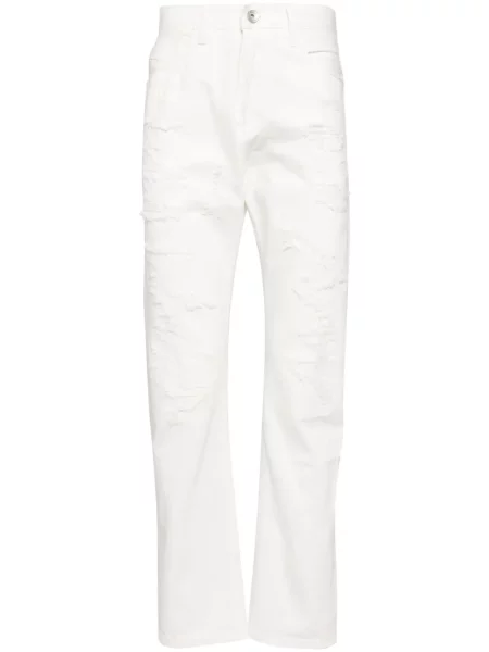 Blugi drepți Private Stock alb