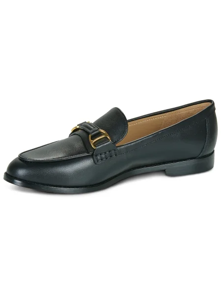 Pantofi loafer Lauren Ralph Lauren din piele negru