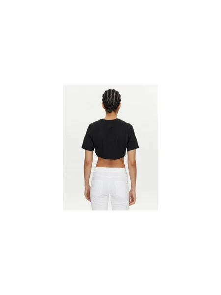 Vans Póló Flying V Crew Crop Ii Regular Fit fekete