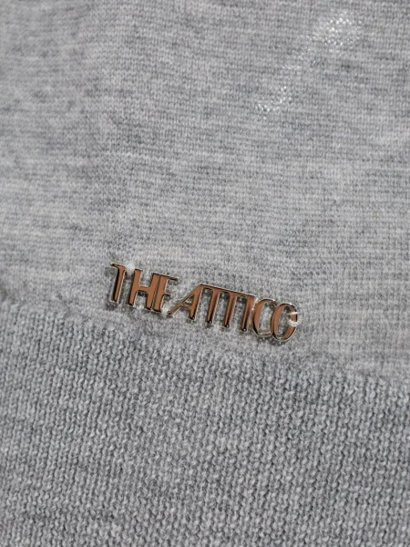 Top The Attico tricotate gri