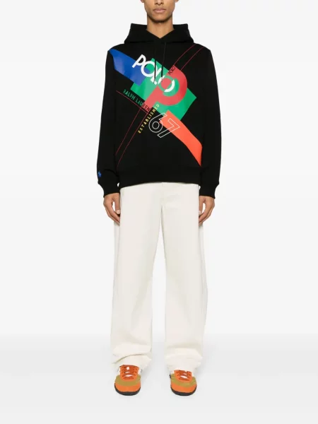 Hoodie Polo Ralph Lauren με σχέδιο μαύρο