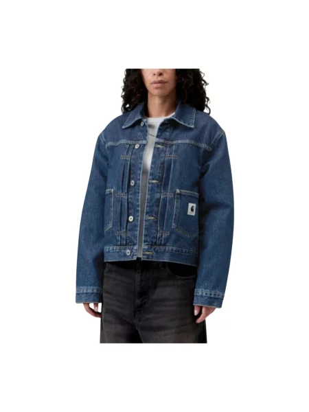 Kurtka Carhartt Wip niebieska