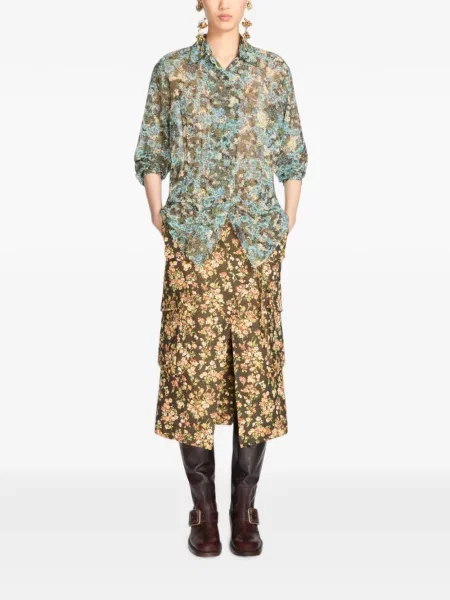 Cămașă Dries Van Noten albastru