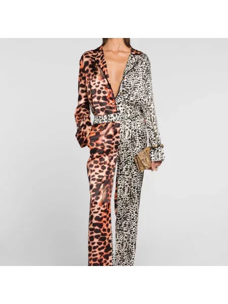 Kurtka Roberto Cavalli z nadrukiem