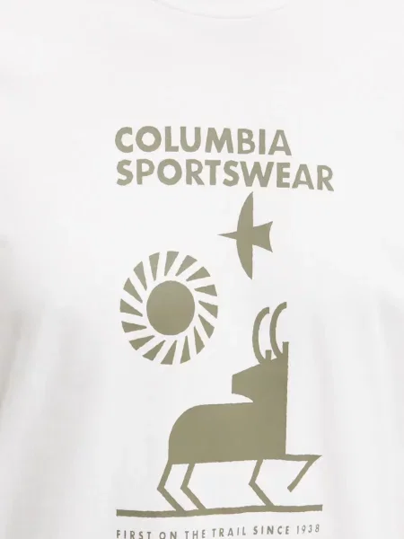 Columbia t-shirt wzorzysty beżowy