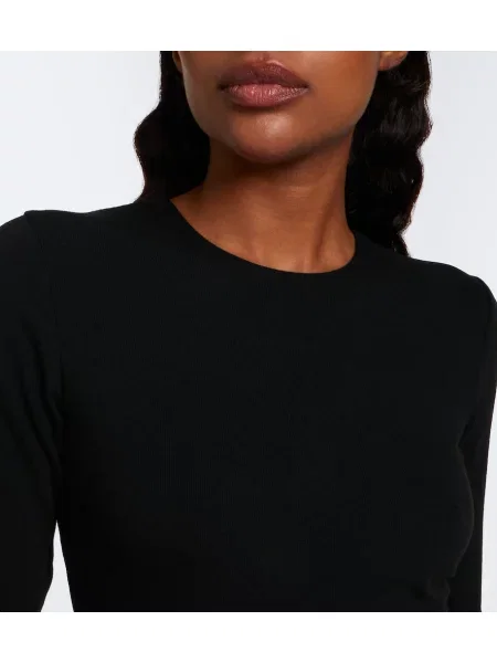 Tricou Leset din jerseu negru