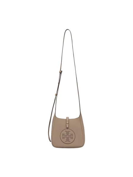 Torebka crossbody Tory Burch skórzana brązowa