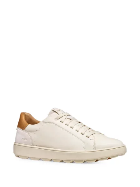 Sneakerși Geox cu șireturi din dantelă