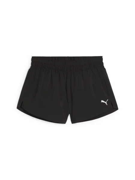 Szorty o kroju regular fit z elastycznym pasem Puma czarne