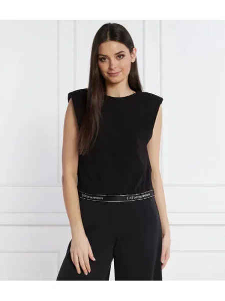 Top | Cropped Fit fekete
