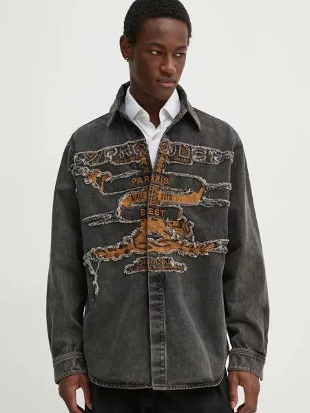 Классическая ошейниковый рубашка Y/project серая