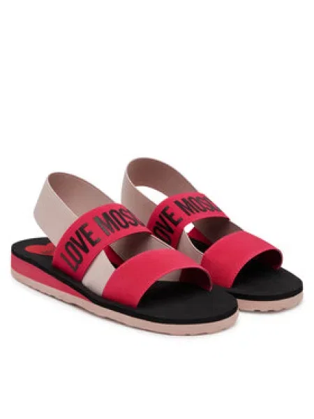 LOVE MOSCHINO Sandály růžová