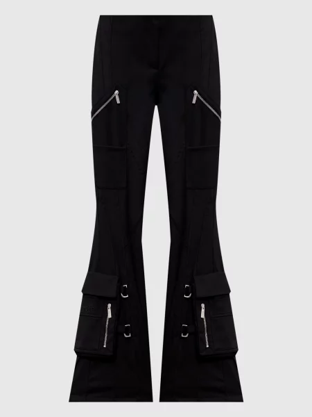 Расклешенные брюки Off-white черные