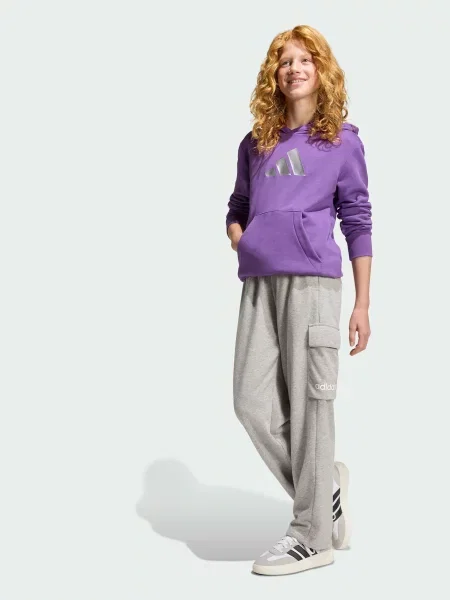 Дитяче Худі adidas комбінований верх фіолетовий