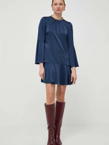 MICHAEL Michael Kors rochie marin mini evazati albastru