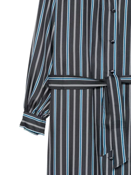 Cu centură rochie midi Max Mara albastru