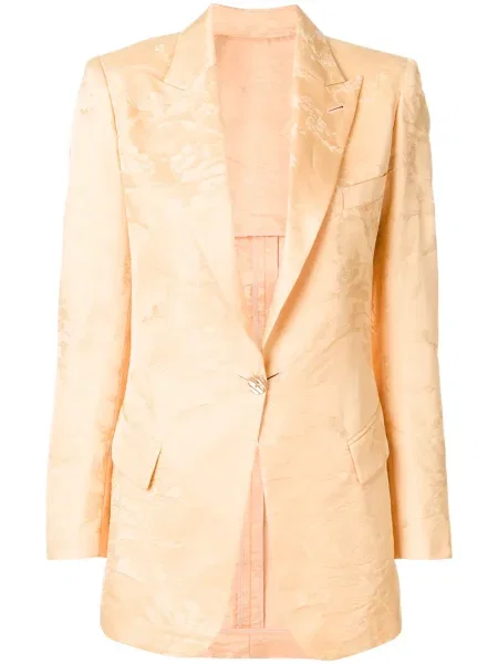 Květinové žakárové sako Jean Paul Gaultier Pre-owned růžové