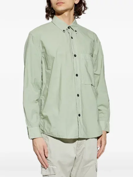 Cămașă Stone Island cu strasuri verde