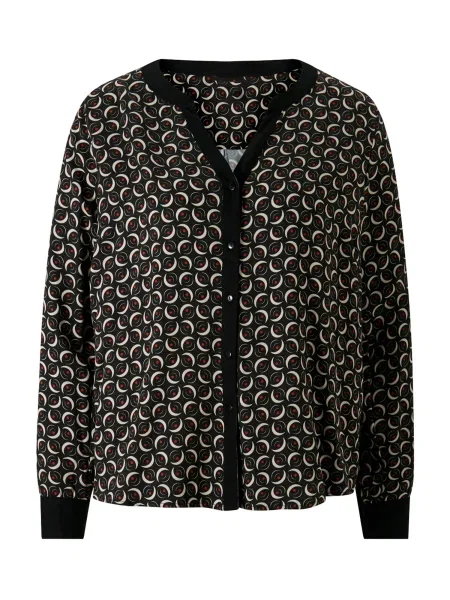 Heine Bluză roșu / negru / murdar alb