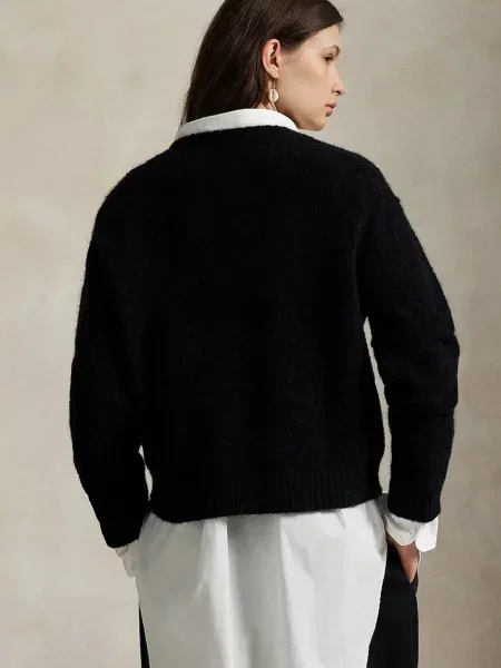 Светр із додаванням вовни Polo Ralph Lauren чорний