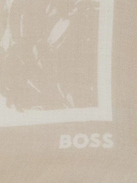 Fular Boss de lână bej
