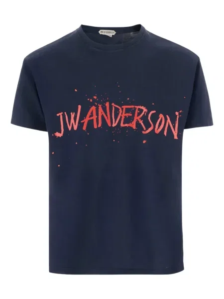 Tricou Jw Anderson cu imagine albastru