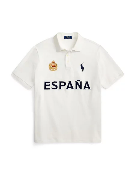 Polo Ralph Lauren Tricou galben auriu / negru alb