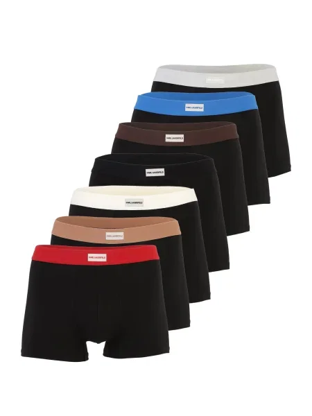 Karl Lagerfeld Boksarice rjava / rdeča / črna bela