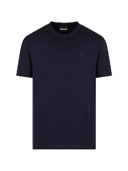 Koszulka Emporio Armani niebieska