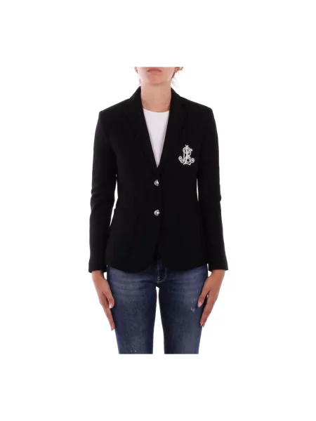 Żakiet z detalem z logo model ‘ANFISA’ Lauren Ralph Lauren czarna