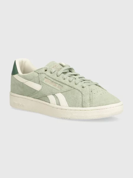 Semišové sneakers boty Reebok Classic CLUB C zelená
