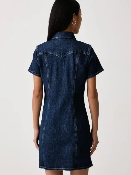 Levi's sukienka jeansowa TRACE WESTERN niebieska