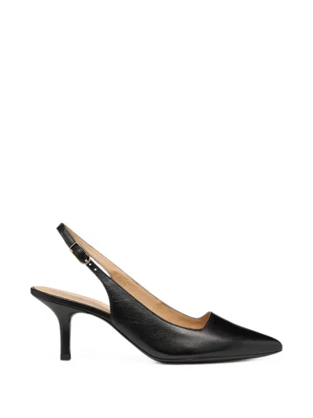 Pantofi cu toc Geox slingback cu bretele negru