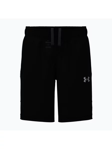 Gyerek rövidnadrág Under Armour Tech Utility Woven Shorts black/black/steel. Méret: L fekete