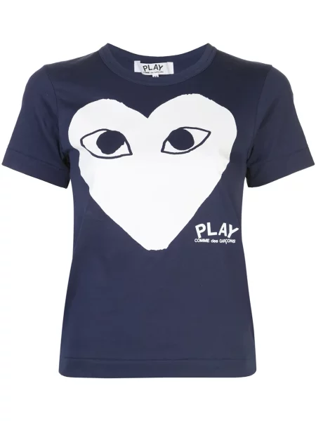Tricou Comme Des Garcons Play albastru